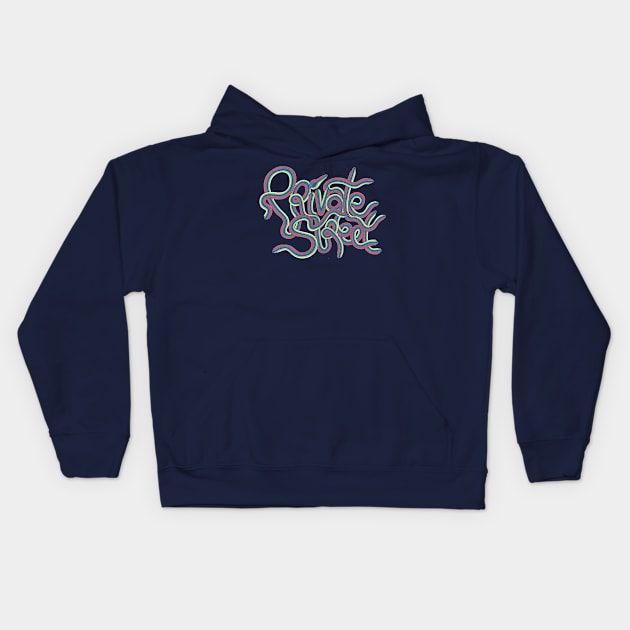 PStreet Logo Kids Hoodie by PrivateStreetComedy